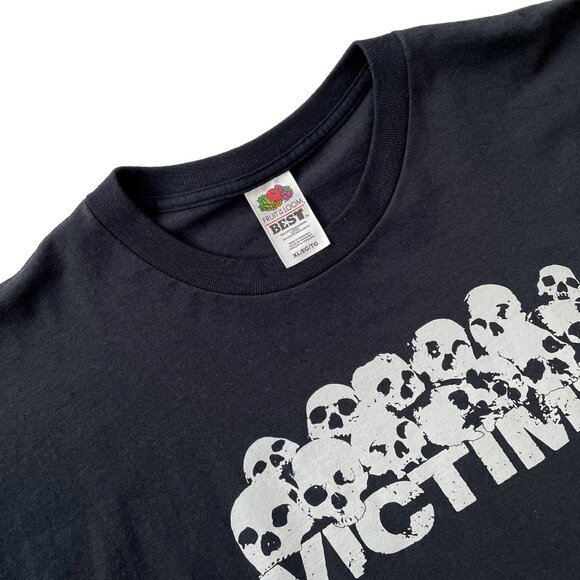 Victims Hardcore Band from Sweden XL New T Shirt 2004 US Tour D Beat Crust Punk - Picture 2 of 12